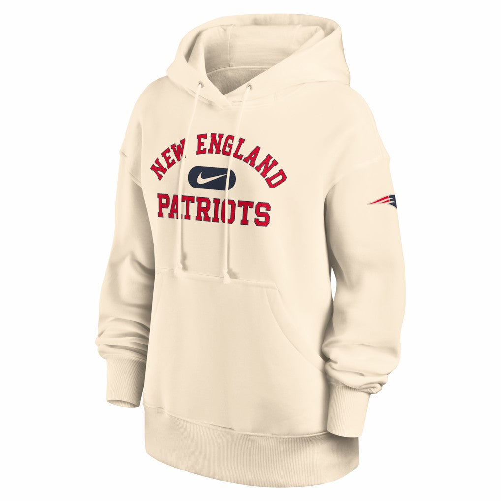 New England Patriots Women's Oversized Legacy Phoenix Hoodie - Natural | Nike on sale