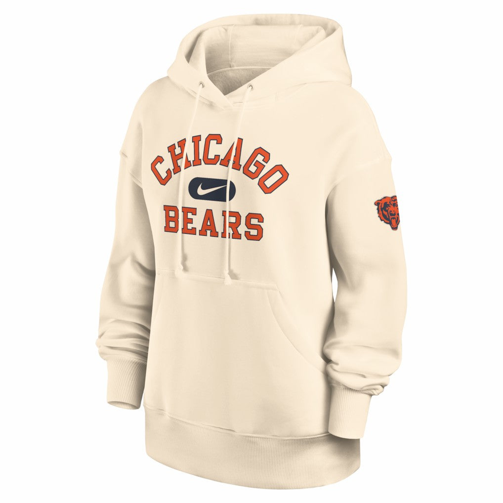 Chicago Bears Women's Oversized Legacy Phoenix Hoodie - Natural | Nike sale