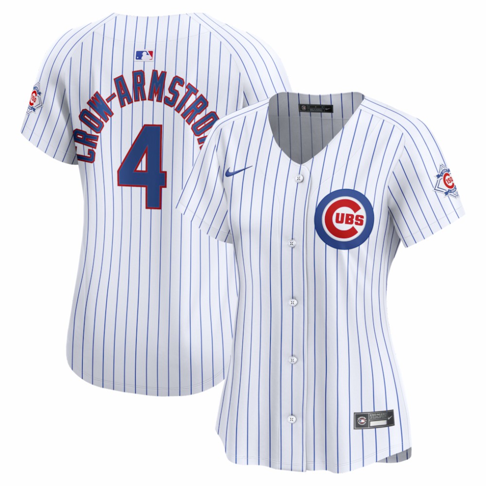 Pete Crow-Armstrong Chicago Cubs Women's 150th Anniversary Limited Jersey - White | Nike