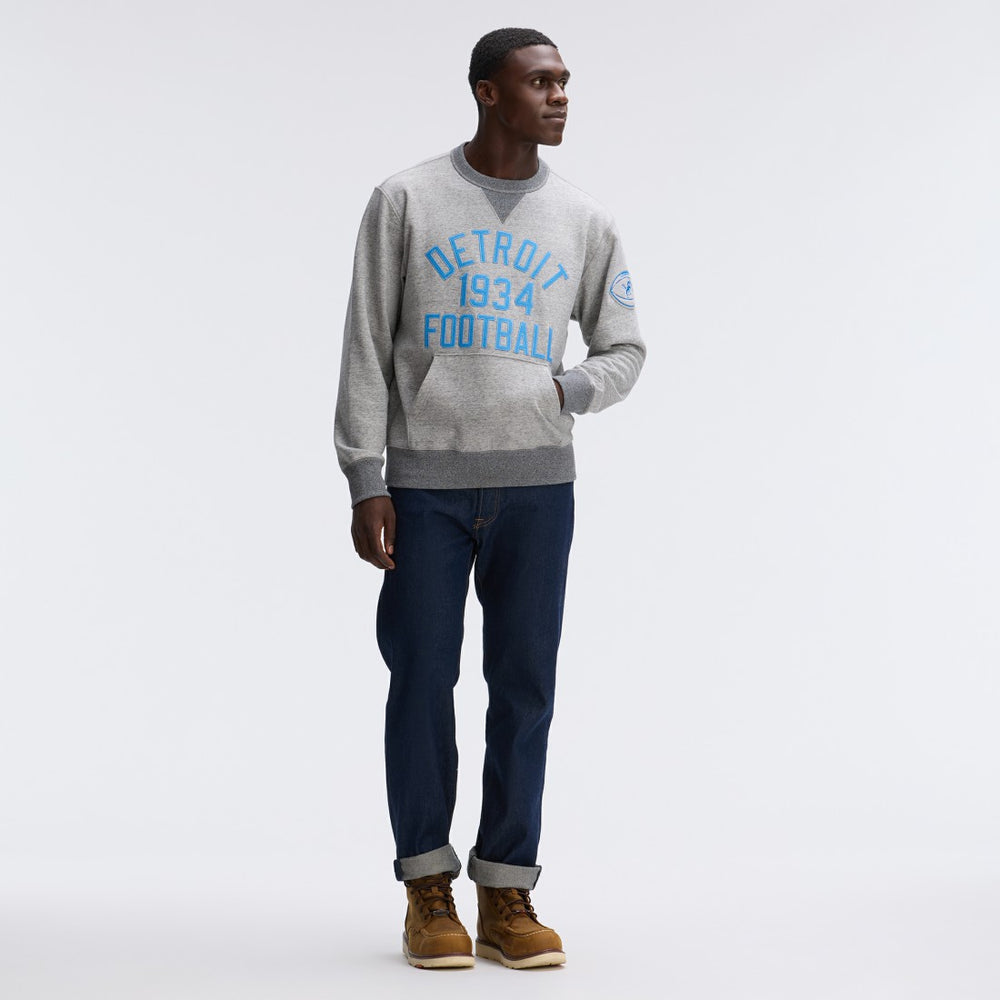 Detroit Lions IconicFleece Pocket Sweatshirt - Heather Gray outlet