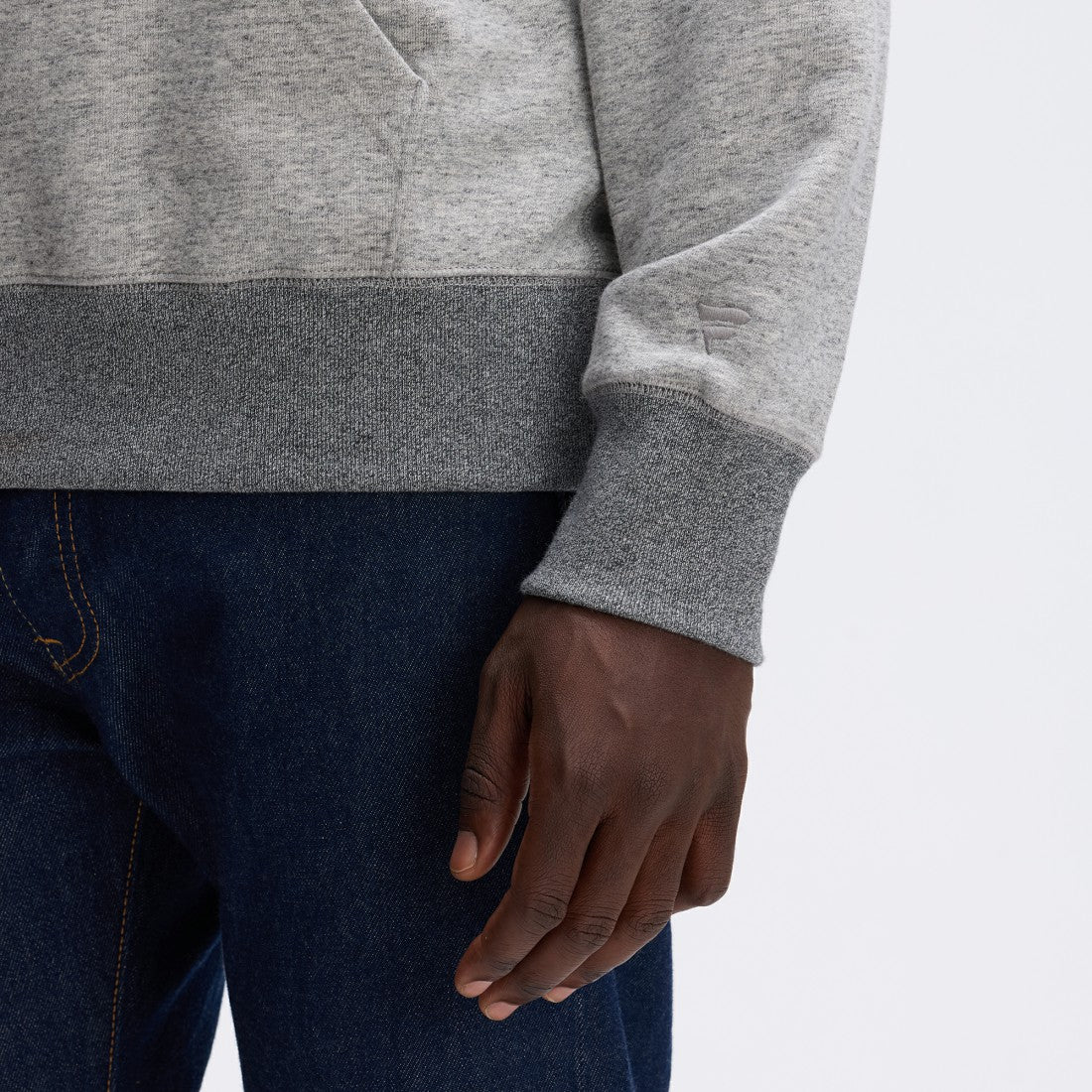 Detroit Lions IconicFleece Pocket Sweatshirt - Heather Gray outlet