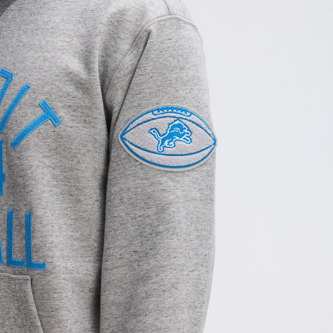 Detroit Lions IconicFleece Pocket Sweatshirt - Heather Gray outlet
