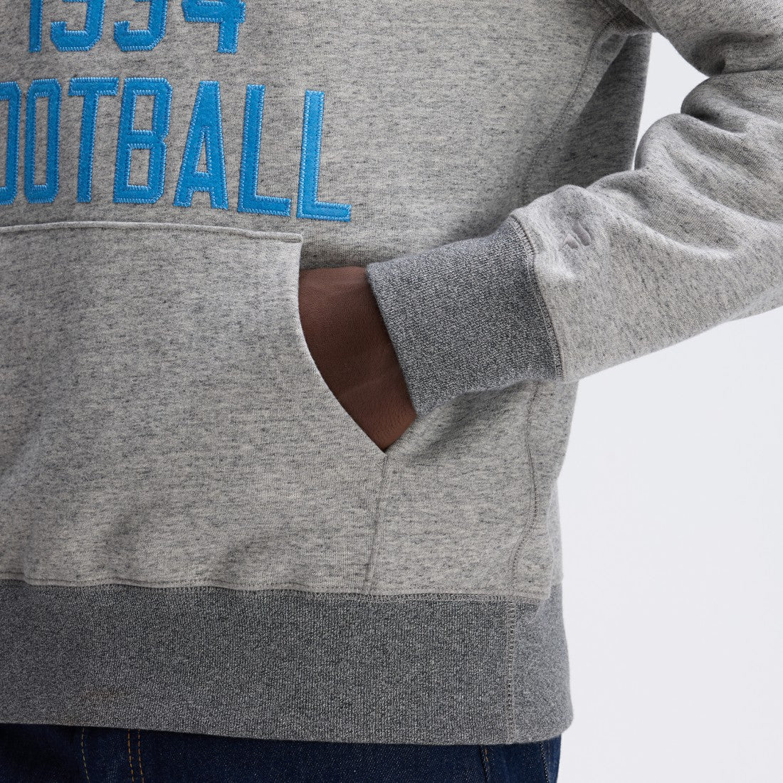Detroit Lions IconicFleece Pocket Sweatshirt - Heather Gray outlet