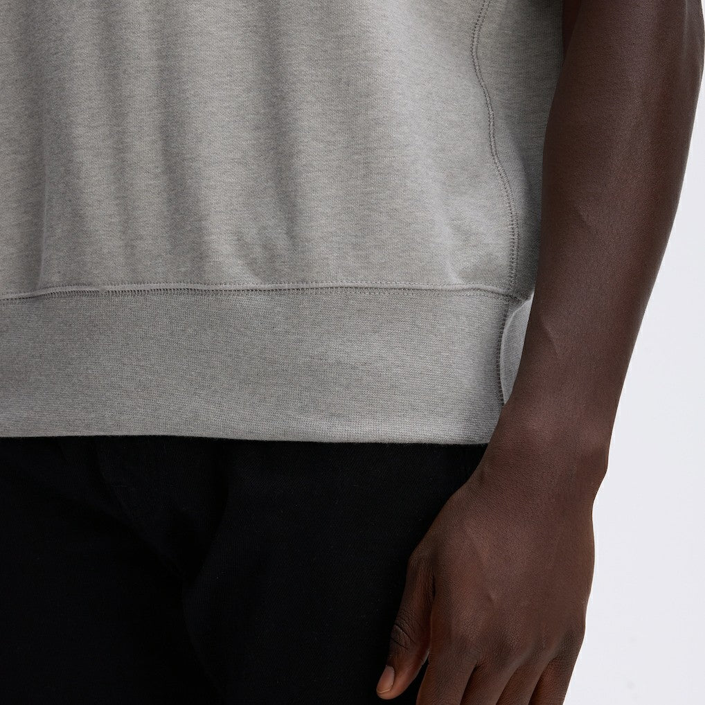 Las Vegas Raiders IconicFleece Short Sleeve Sweatshirt - Heather Gray online