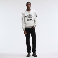 Las Vegas Raiders IconicFleece Pocket Sweatshirt - Heather Gray for sale