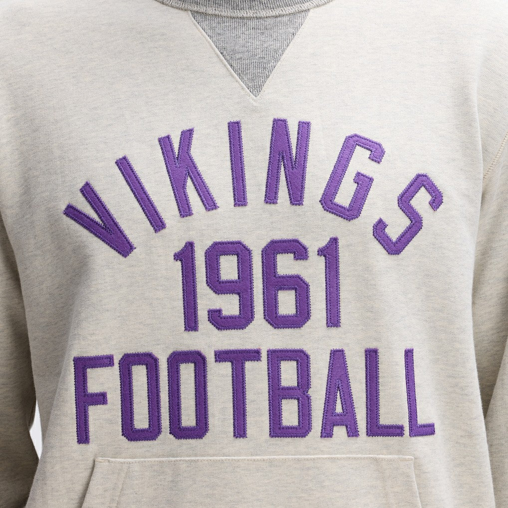 Minnesota Vikings IconicFleece Pocket Sweatshirt - Oatmeal on sale