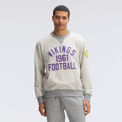 Minnesota Vikings IconicFleece Pocket Sweatshirt - Oatmeal on sale