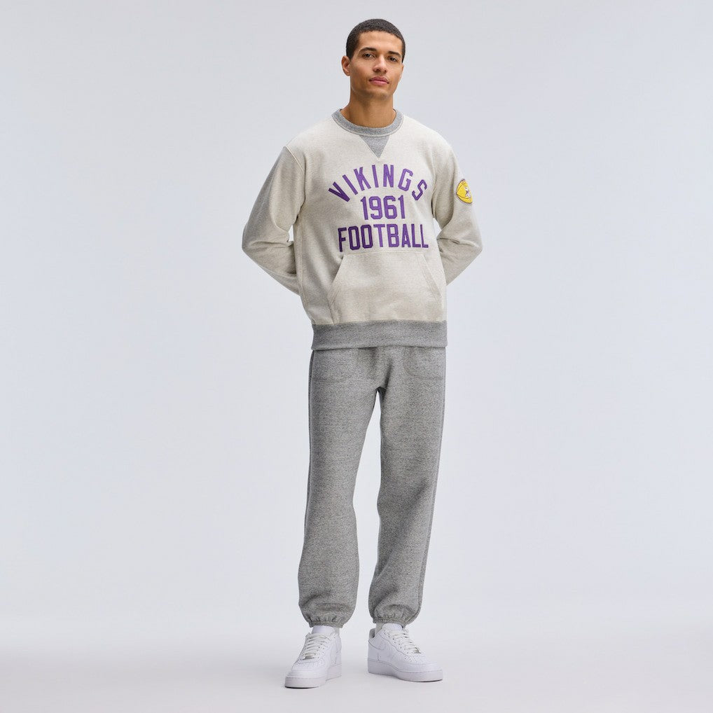 Minnesota Vikings IconicFleece Pocket Sweatshirt - Oatmeal on sale