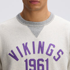 Minnesota Vikings IconicFleece Pocket Sweatshirt - Oatmeal on sale