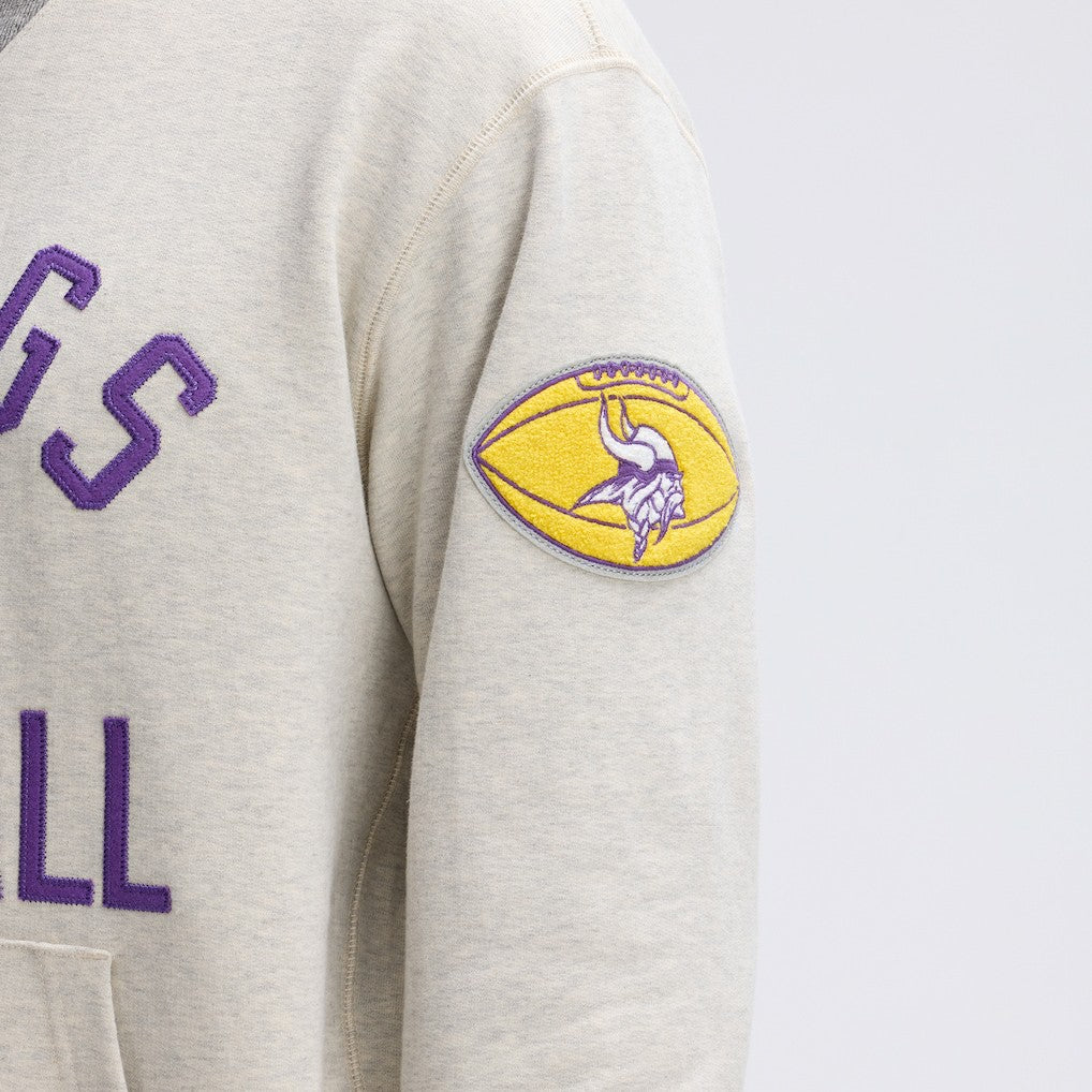 Minnesota Vikings IconicFleece Pocket Sweatshirt - Oatmeal on sale