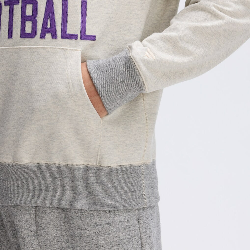 Minnesota Vikings IconicFleece Pocket Sweatshirt - Oatmeal on sale