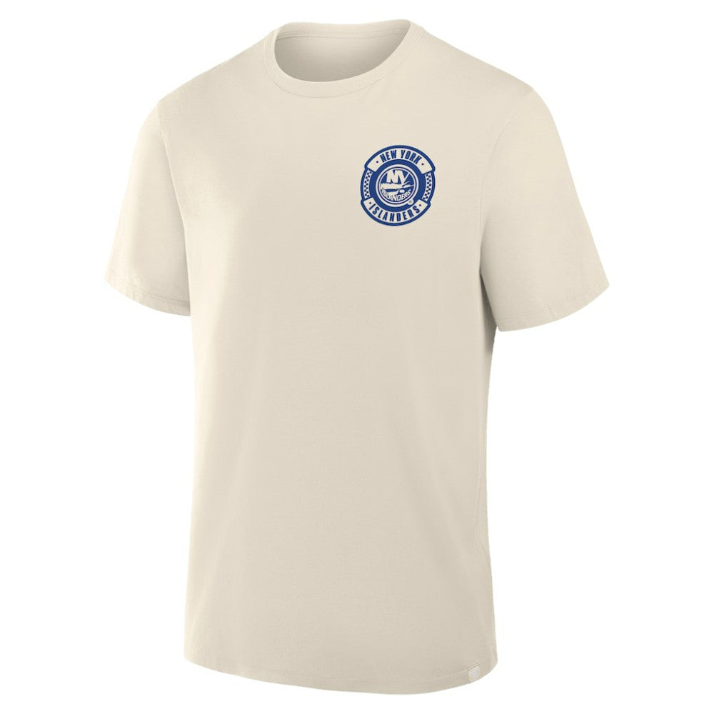New York Islanders Fanatics Team Culture T-Shirt Cream