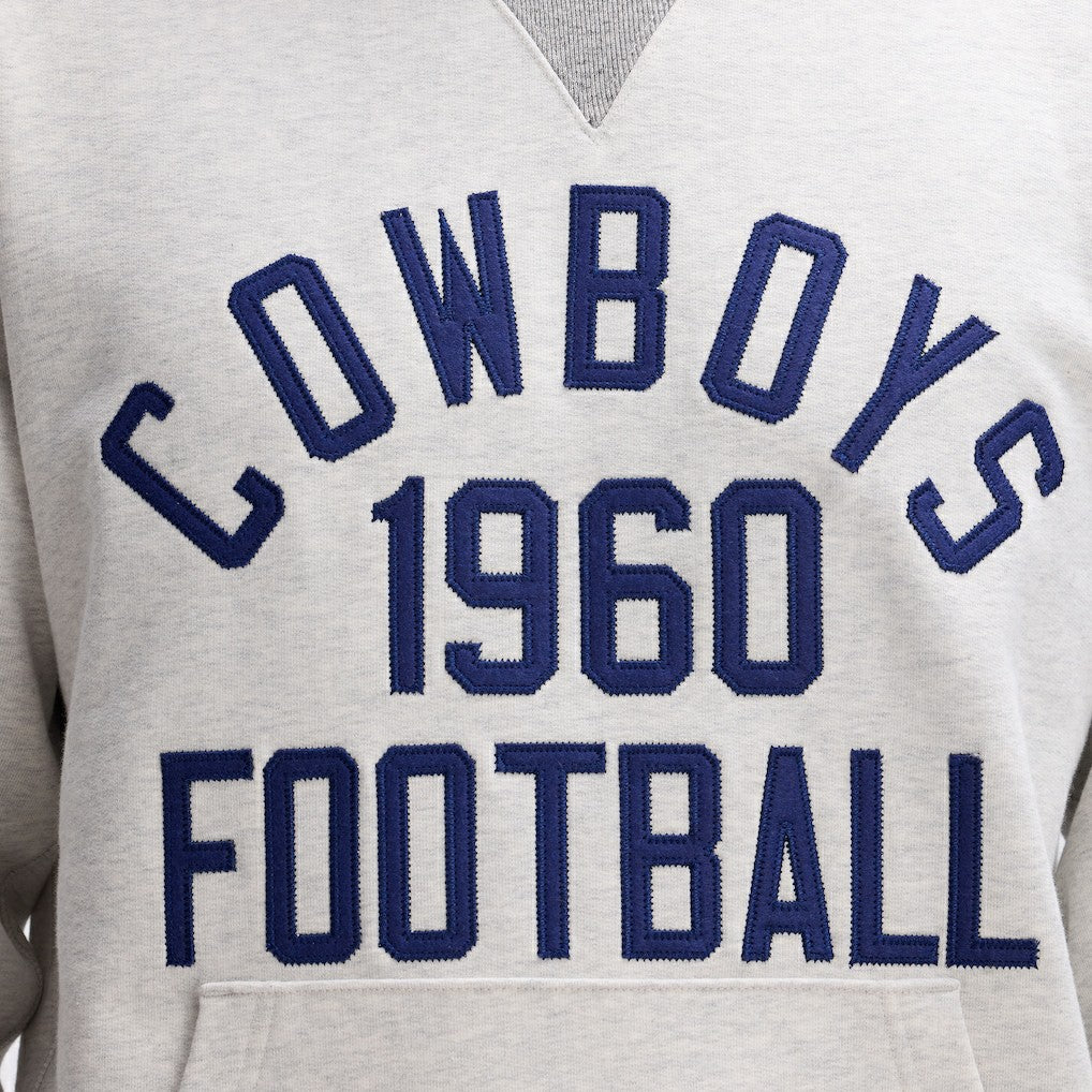 Dallas Cowboys IconicFleece Pocket Sweatshirt - Heather Gray on sale