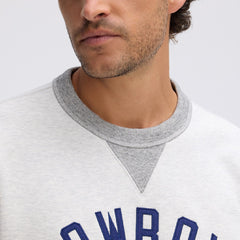 Dallas Cowboys IconicFleece Pocket Sweatshirt - Heather Gray on sale