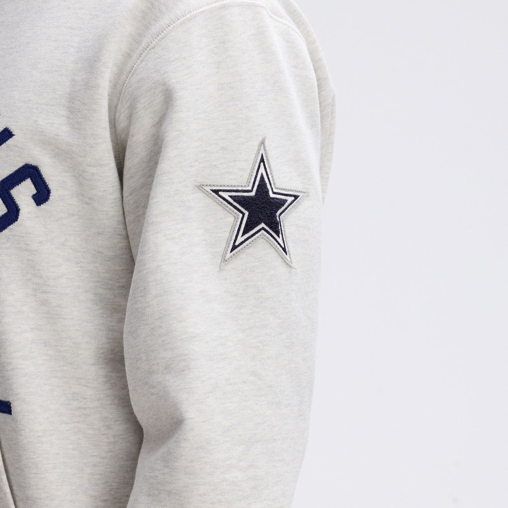 Dallas Cowboys IconicFleece Pocket Sweatshirt - Heather Gray on sale