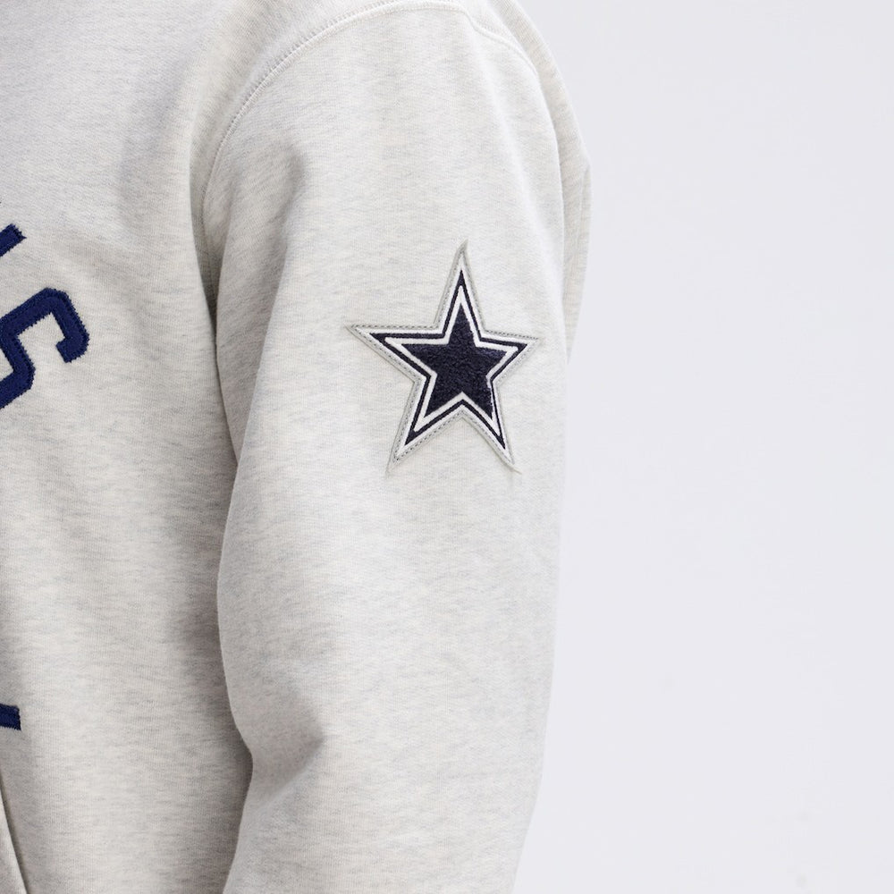 Dallas Cowboys IconicFleece Pocket Sweatshirt - Heather Gray on sale