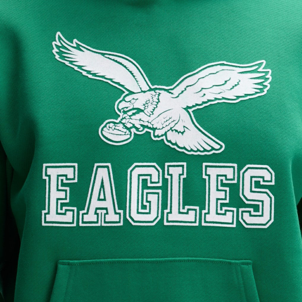 Philadelphia Eagles IconicFleece Flocked Hoodie - Kelly Green for sale