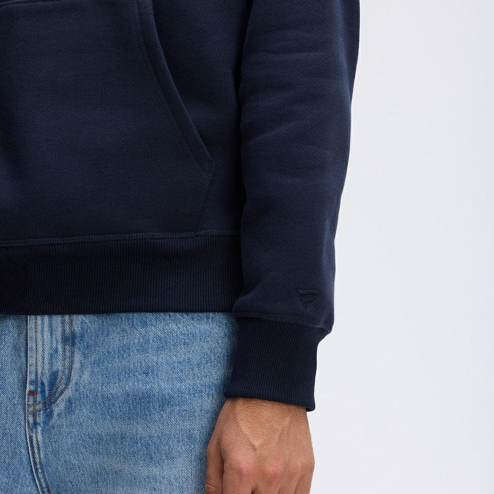 Chicago Bears IconicFleece Flocked Hoodie - Navy online