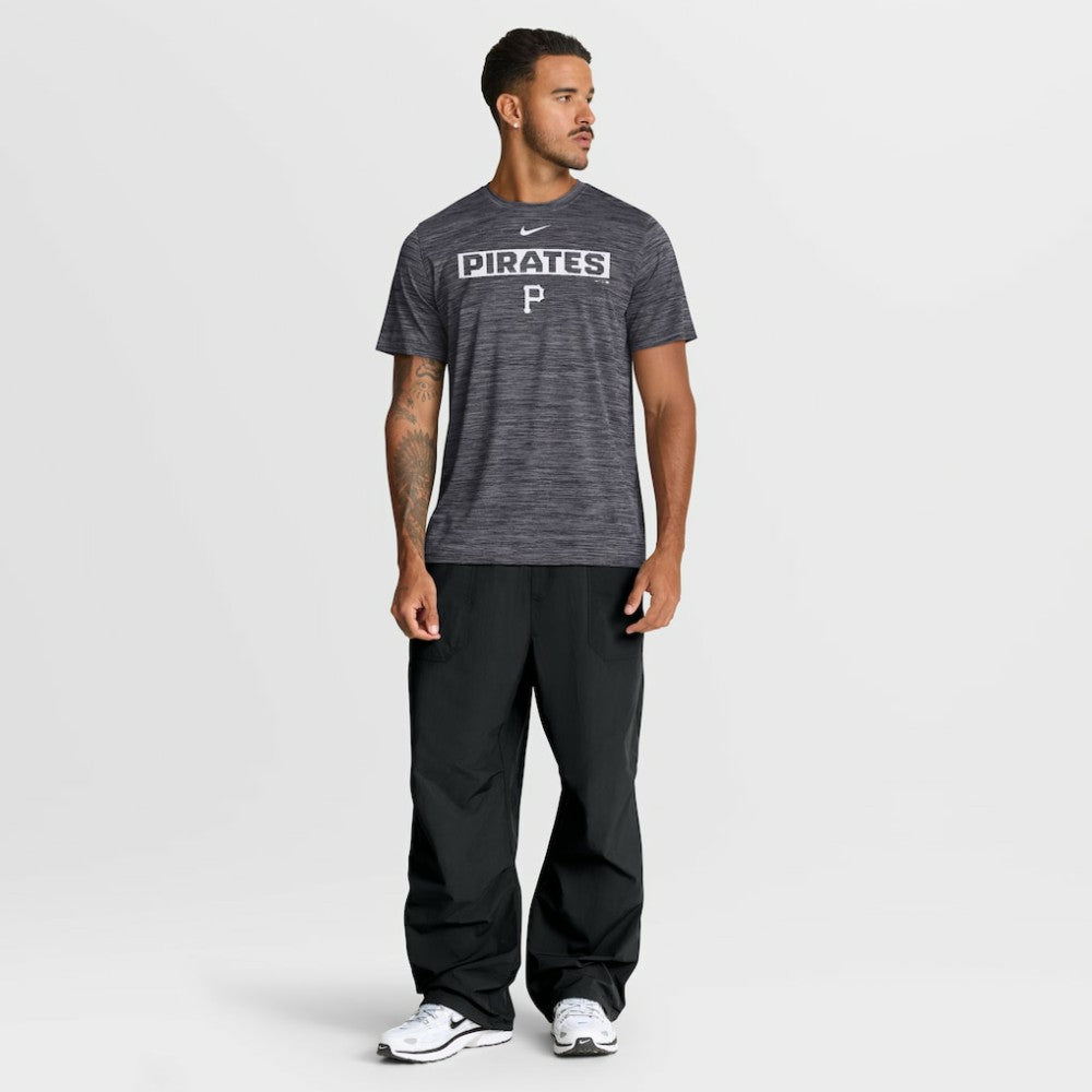 Pittsburgh Pirates Velocity Dri-FIT T-Shirt - Black | Nike
