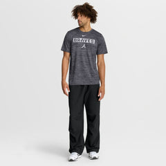 Atlanta Braves Velocity Dri-FIT T-Shirt - Black | Nike