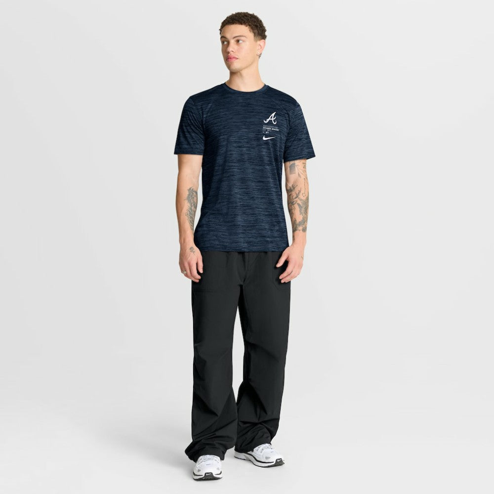 Atlanta Braves Velocity Dri-FIT T-Shirt - Navy | Nike