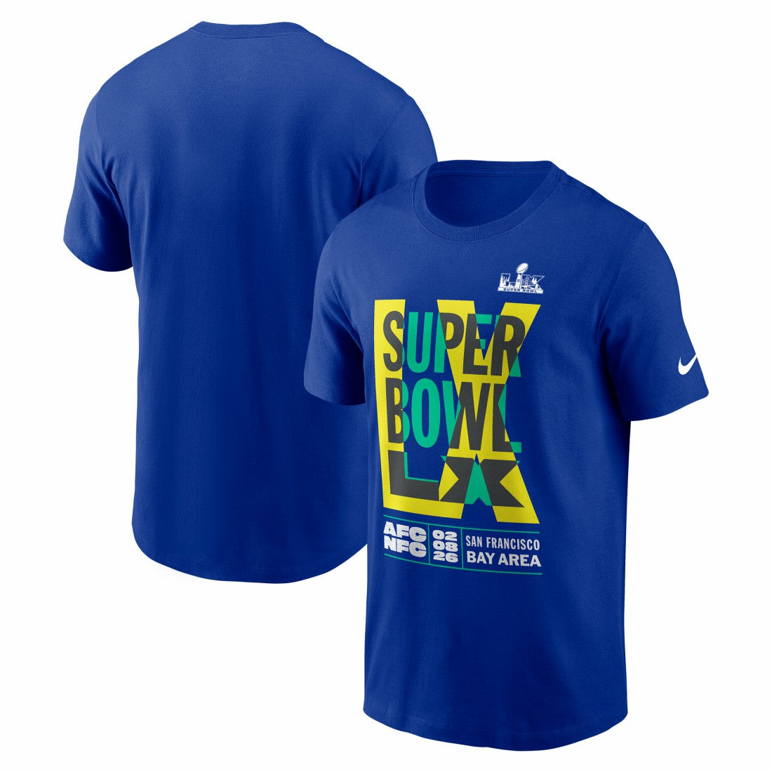Super Bowl LX Essential T-Shirt - Royal | Nike cheap