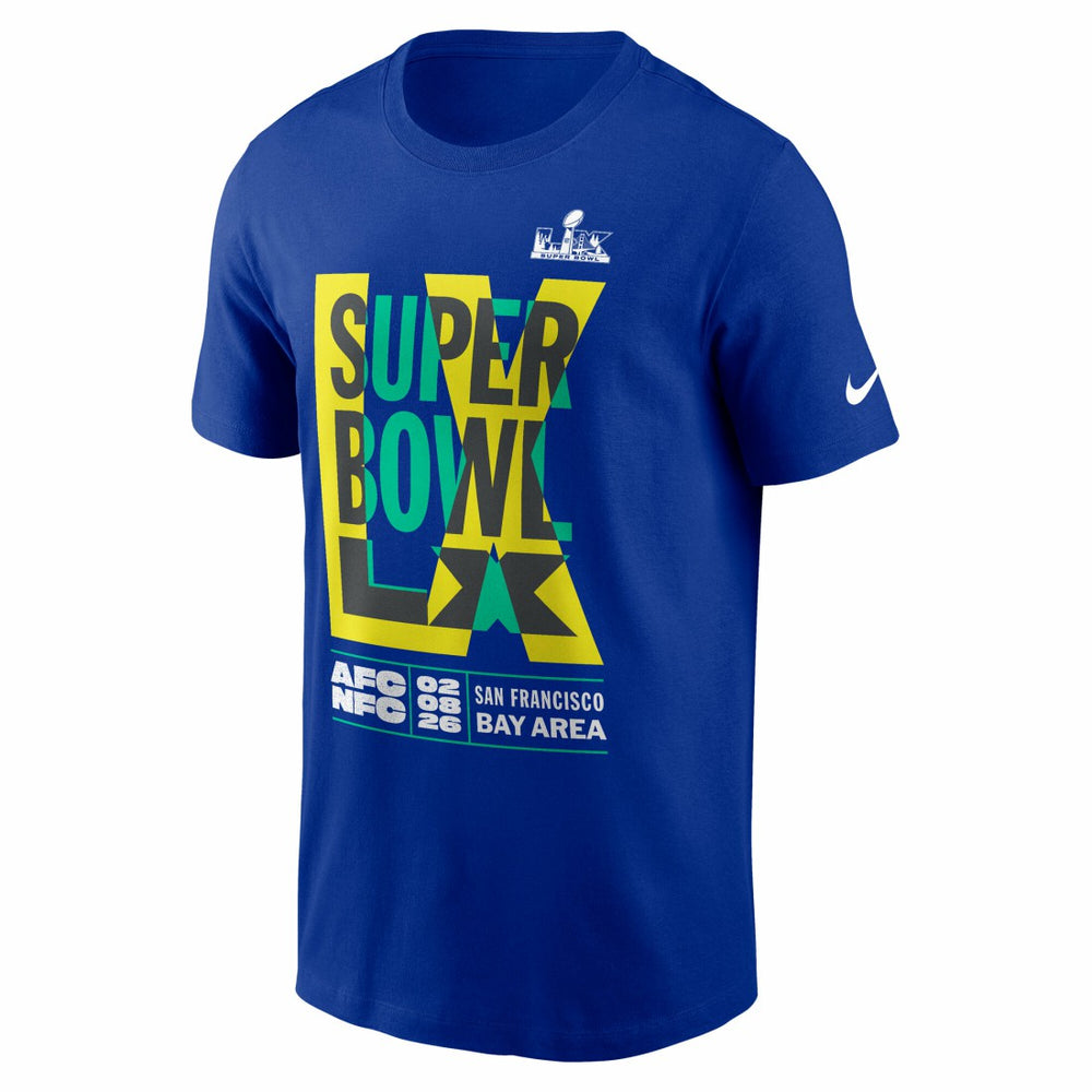 Super Bowl LX Essential T-Shirt - Royal | Nike cheap