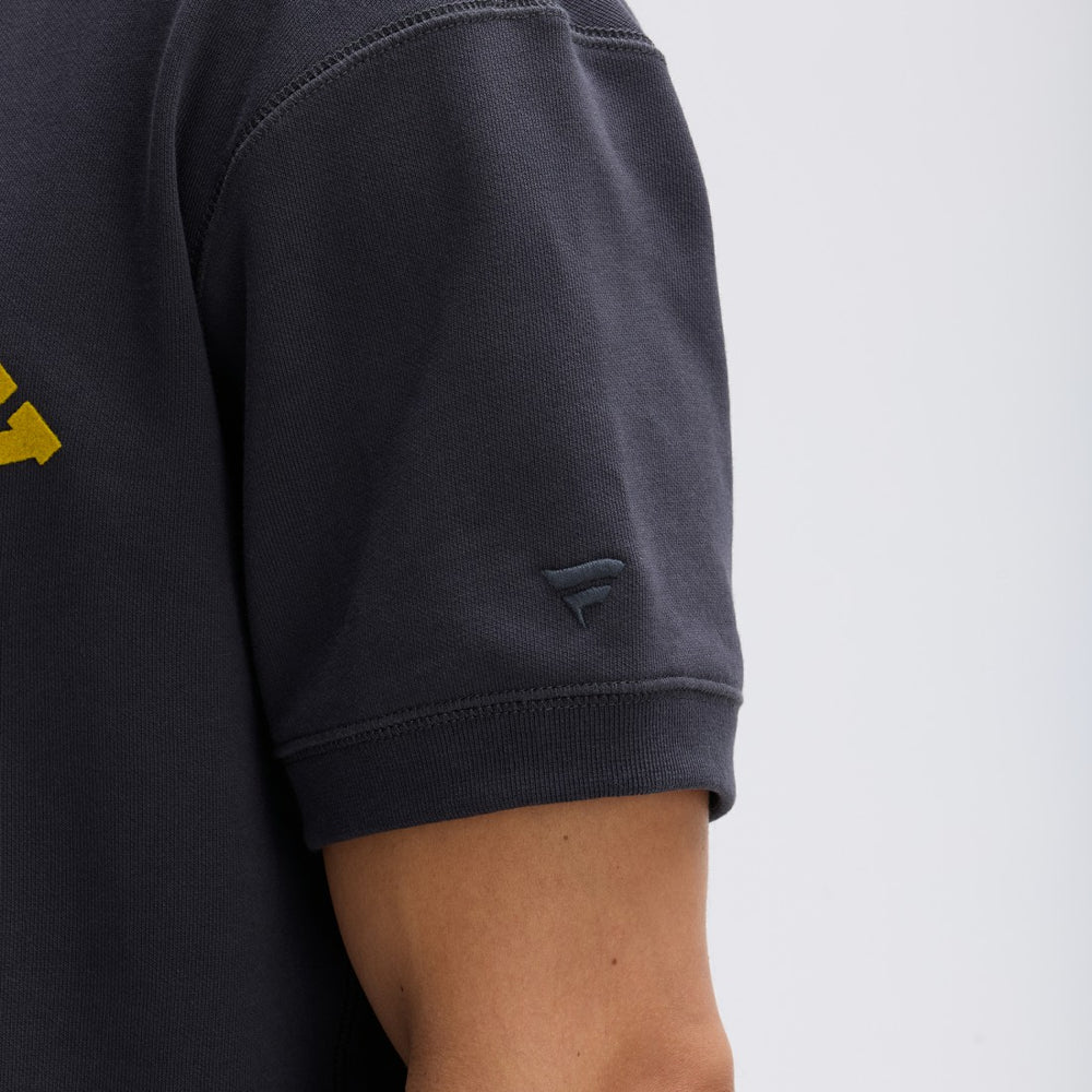 Green Bay Packers IconicFleece Short Sleeve Sweatshirt - Black on sale