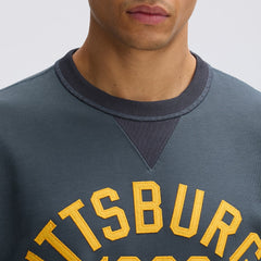 Pittsburgh Steelers IconicFleece Pocket Sweatshirt - Charcoal cheap
