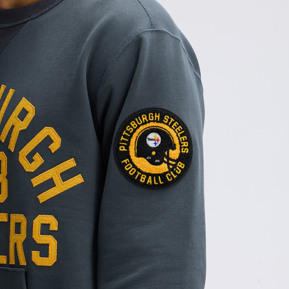 Pittsburgh Steelers IconicFleece Pocket Sweatshirt - Charcoal cheap