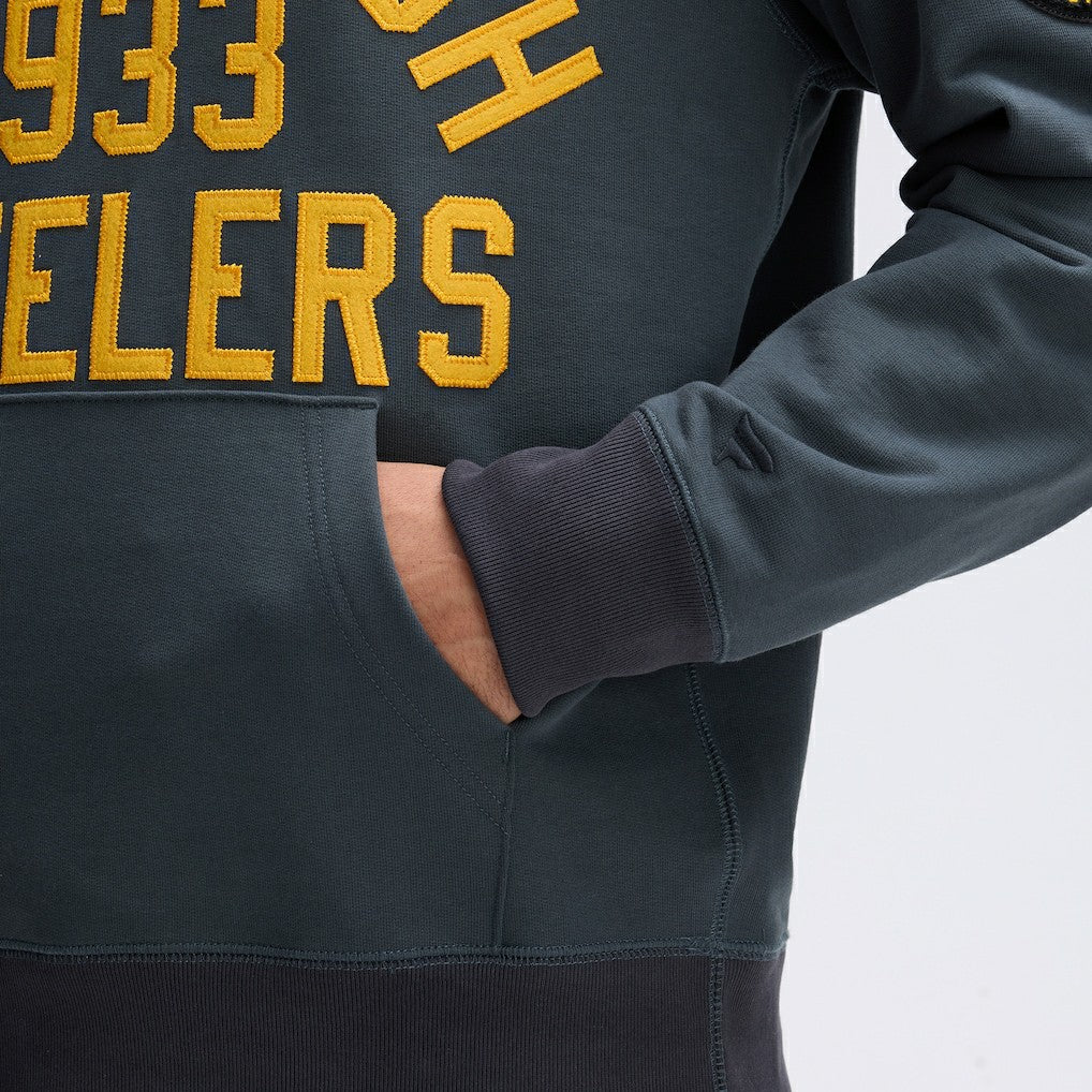 Pittsburgh Steelers IconicFleece Pocket Sweatshirt - Charcoal cheap