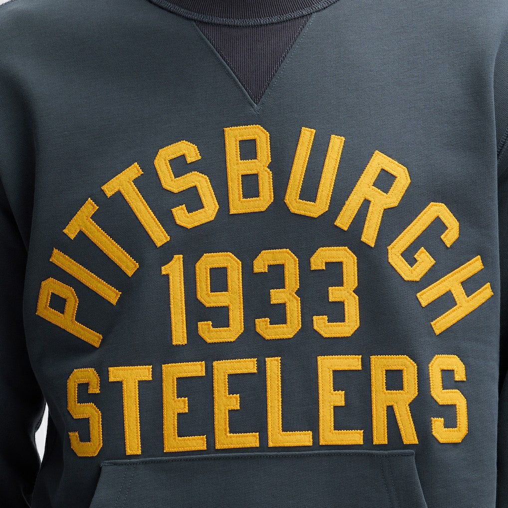 Pittsburgh Steelers IconicFleece Pocket Sweatshirt - Charcoal cheap