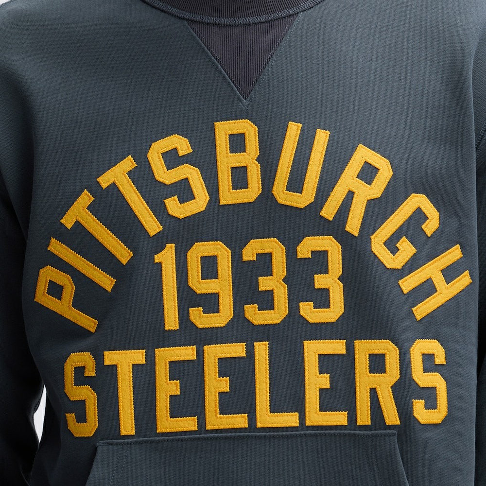 Pittsburgh Steelers IconicFleece Pocket Sweatshirt - Charcoal cheap
