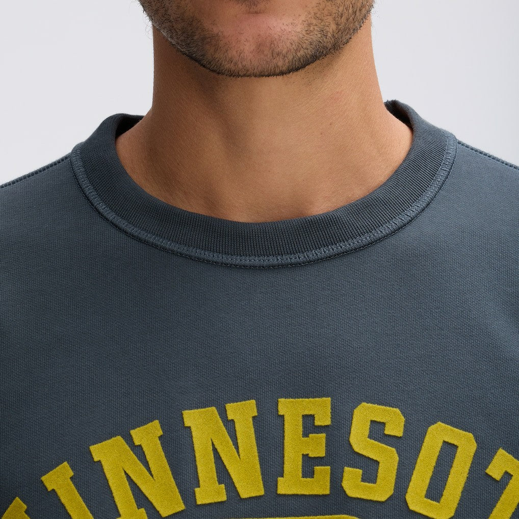 Minnesota Vikings IconicFleece Short Sleeve Sweatshirt - Charcoal cheap