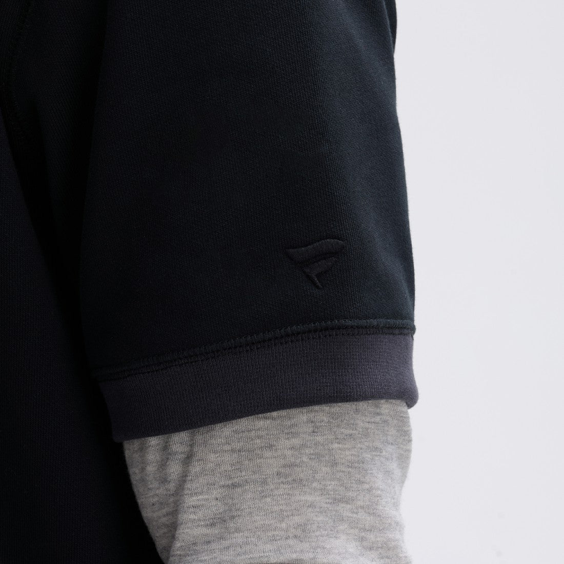 Detroit Lions IconicFleece Short Sleeve Sweatshirt - Black outlet