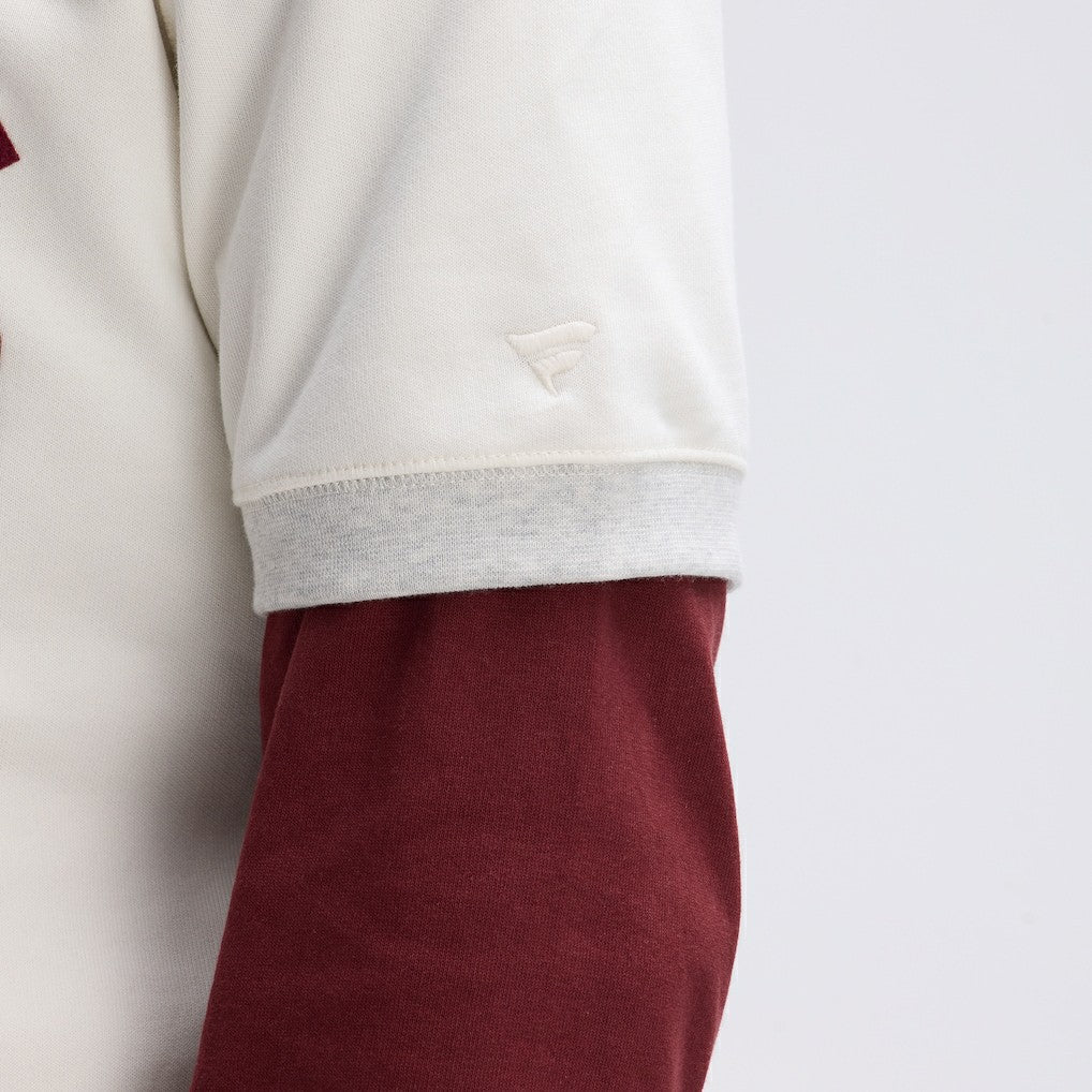 Washington Commanders IconicFleece Short Sleeve Sweatshirt - Oatmeal on sale