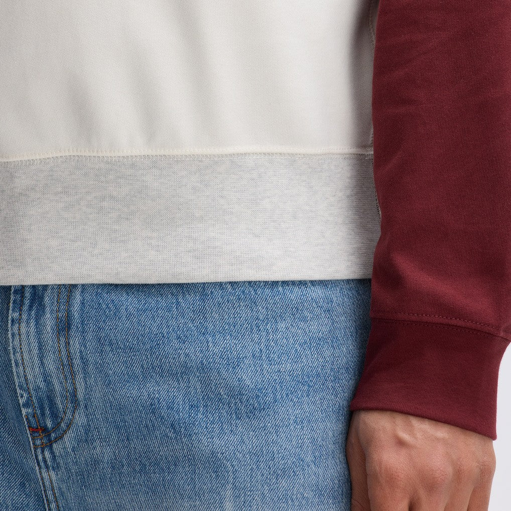 Washington Commanders IconicFleece Short Sleeve Sweatshirt - Oatmeal on sale
