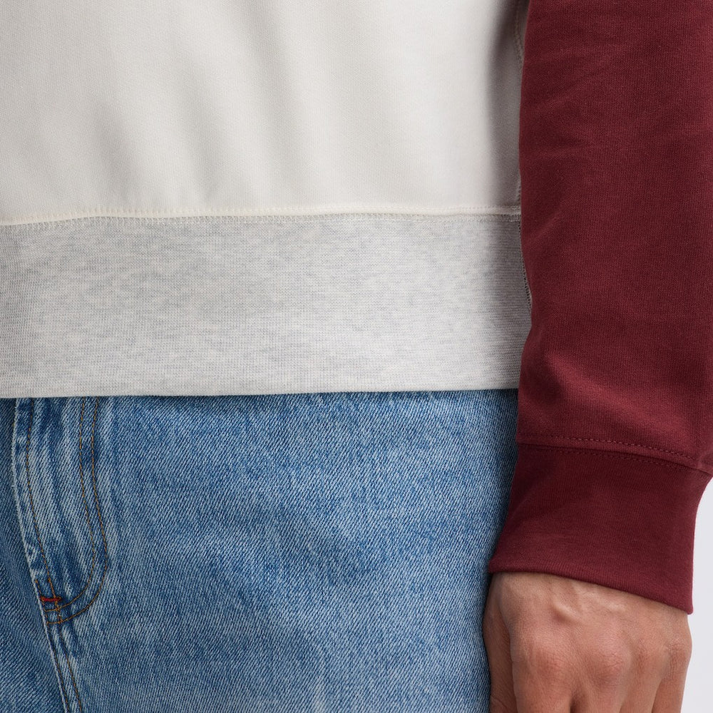 Washington Commanders IconicFleece Short Sleeve Sweatshirt - Oatmeal on sale