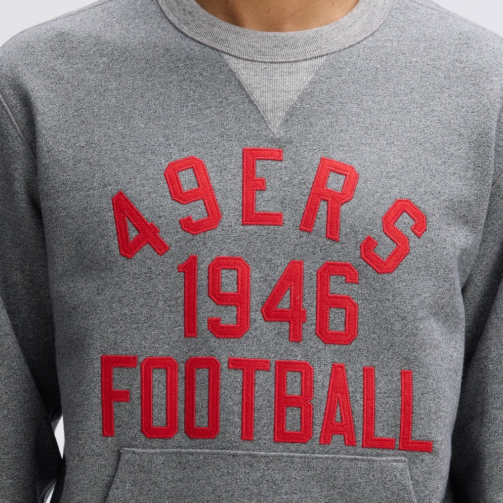 San Francisco 49ers IconicFleece Pocket Sweatshirt - Athletic Heather Gray online