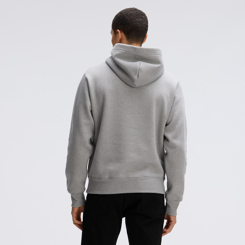 Las Vegas Raiders IconicFleece Flocked Hoodie - Heather Gray sale