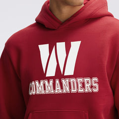 Washington Commanders IconicFleece Flocked Hoodie - Burgundy for sale