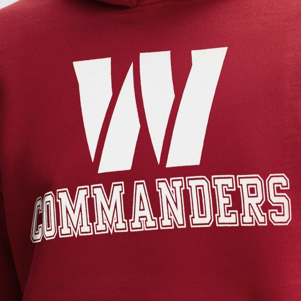 Washington Commanders IconicFleece Flocked Hoodie - Burgundy for sale