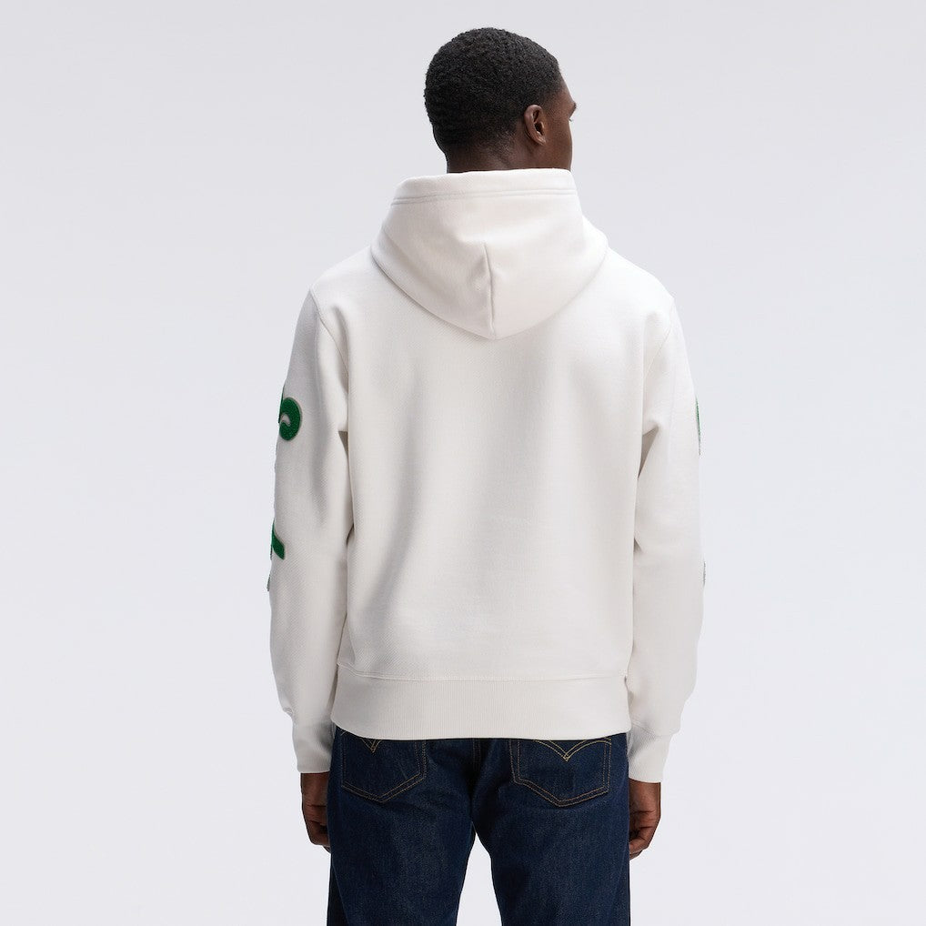 Philadelphia Eagles IconicFleece Letterman Hoodie - Oatmeal discount