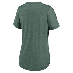 New York Jets Women's The City Never Sleeps Tri-Blend T-Shirt - Heather Green | Nike discount
