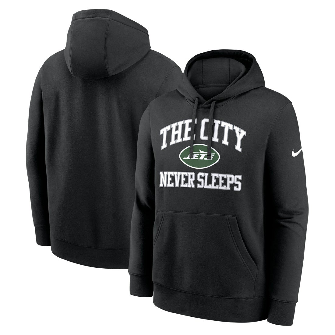 New York Jets The City Never Sleeps Club Fleece Hoodie - Black | Nike sale