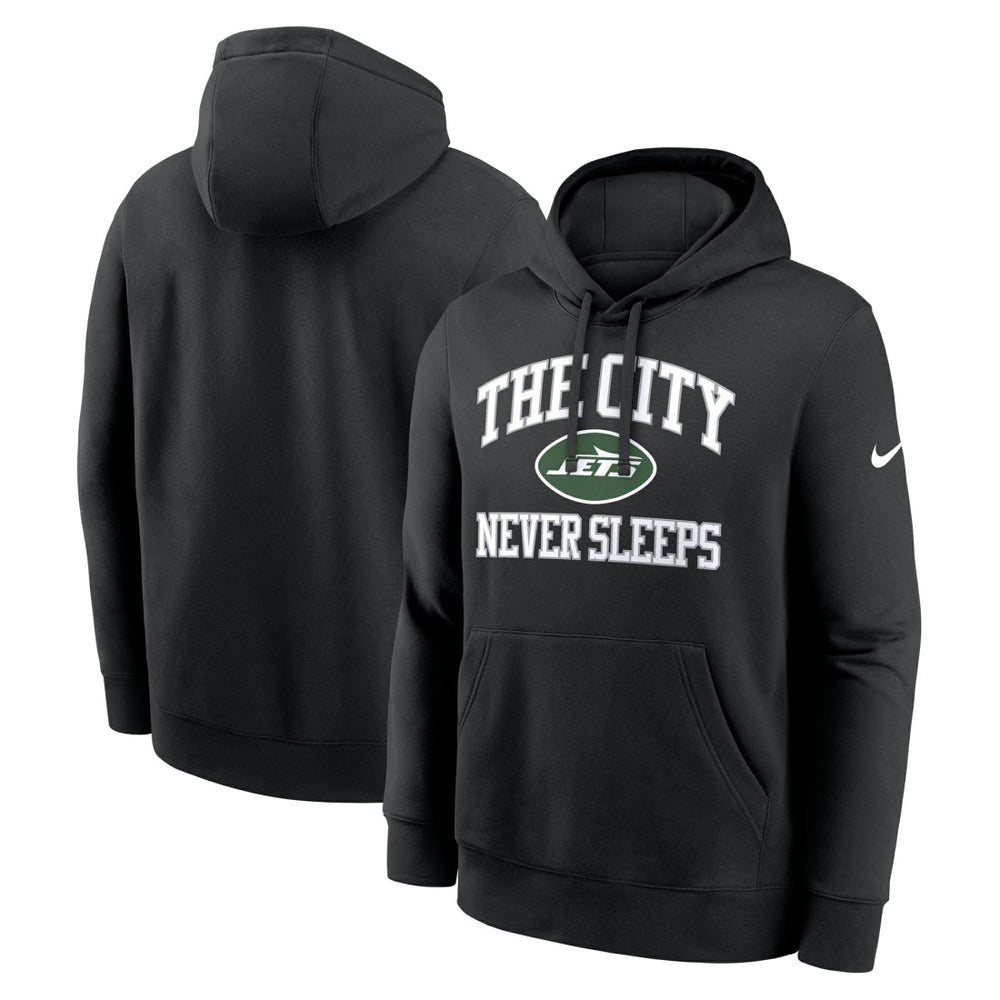 New York Jets The City Never Sleeps Club Fleece Hoodie - Black | Nike sale