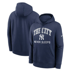 New York Yankees The City Never Sleeps Club Hoodie - Navy | Nike