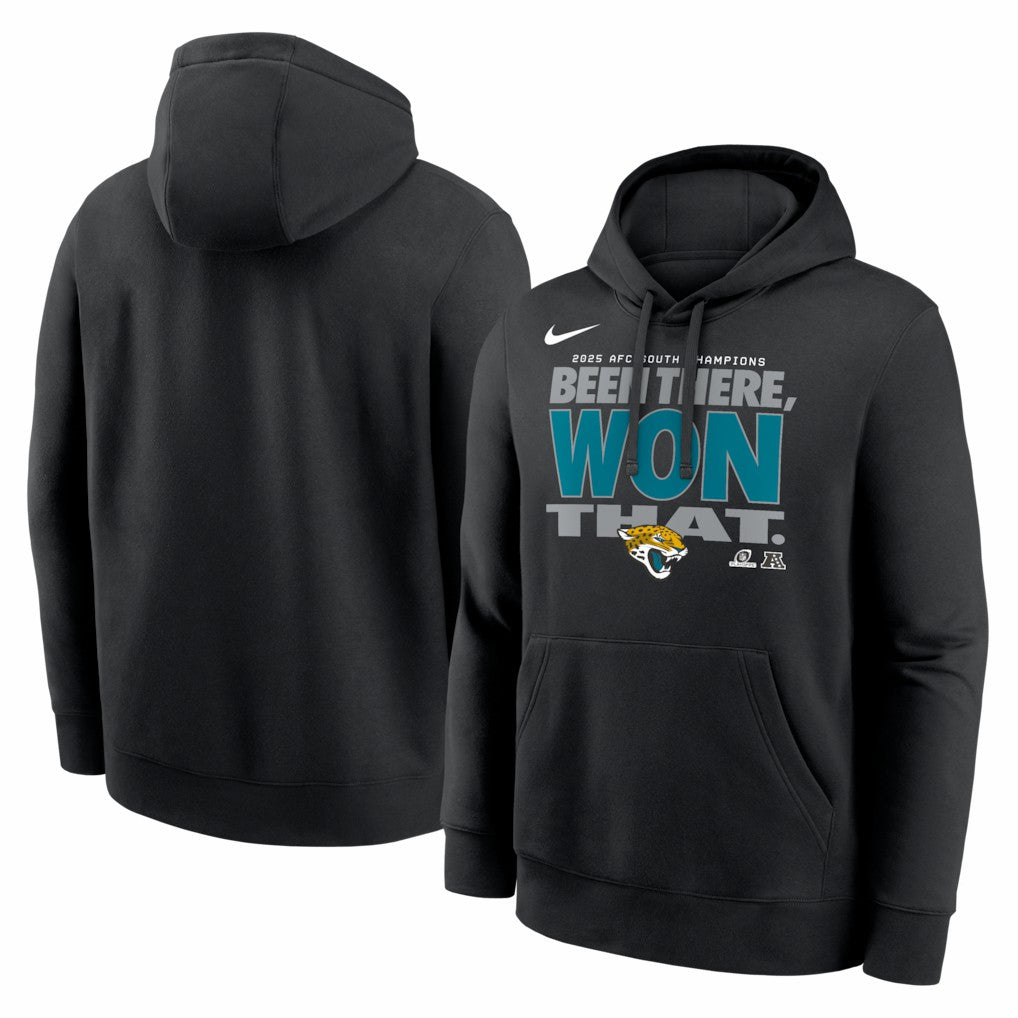 Jacksonville Jaguars 2025 AFC South Division Champions Locker Room Trophy Collection Hoodie - Black | Nike online
