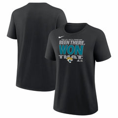 Jacksonville Jaguars Women's 2025 AFC South Division Champions Locker Room Trophy Collection T-Shirt - Black | Nike on sale