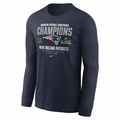 New England Patriots 2025 AFC Champions Team Nation Long Sleeve T-Shirt - Navy | Nike cheap